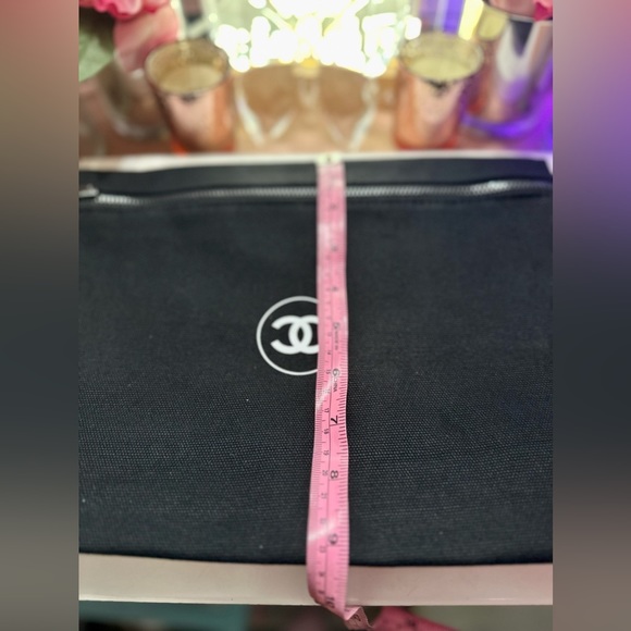 Chanel Canvas Cosmetic Pouch - Picture 5 of 6